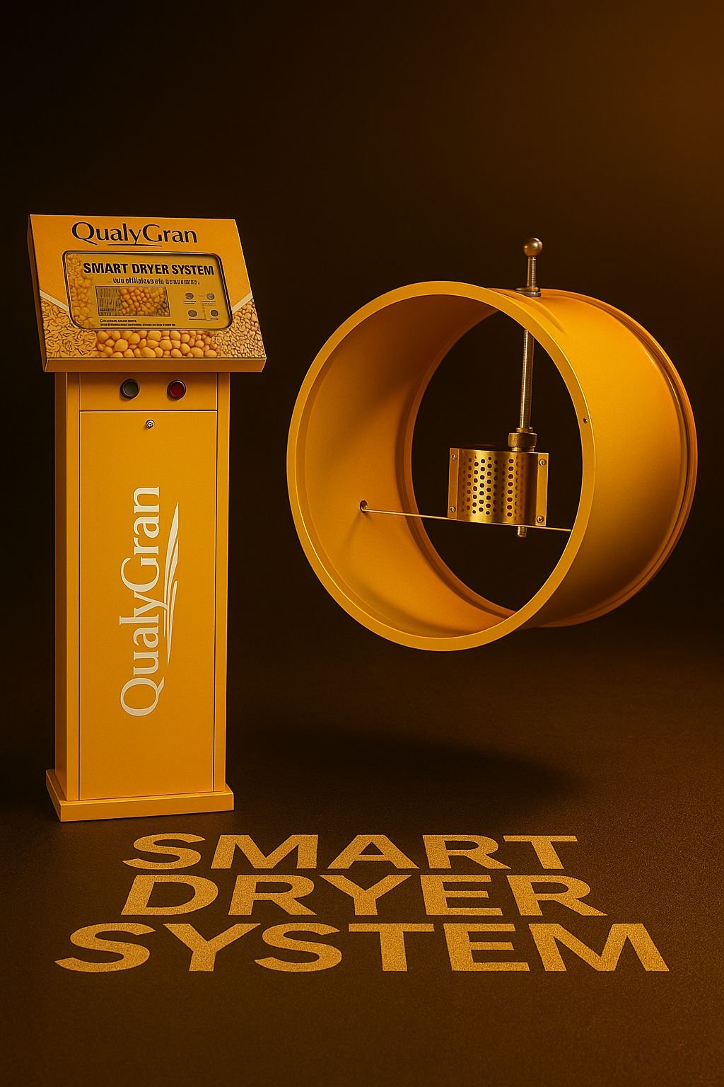 Secador Automático de Grãos por equilíbrio Higroscópico Smart Dryer System grãos Qualygran Tecnologia Pós-Colheita