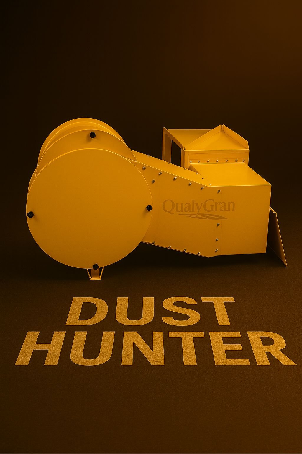 Dust Hunter - Despoirador de grãos para silos - sistema antipoeira para silos - exaustor para silos - pré limpeza para silos - tecnologia pós colheita para silos Qualygran